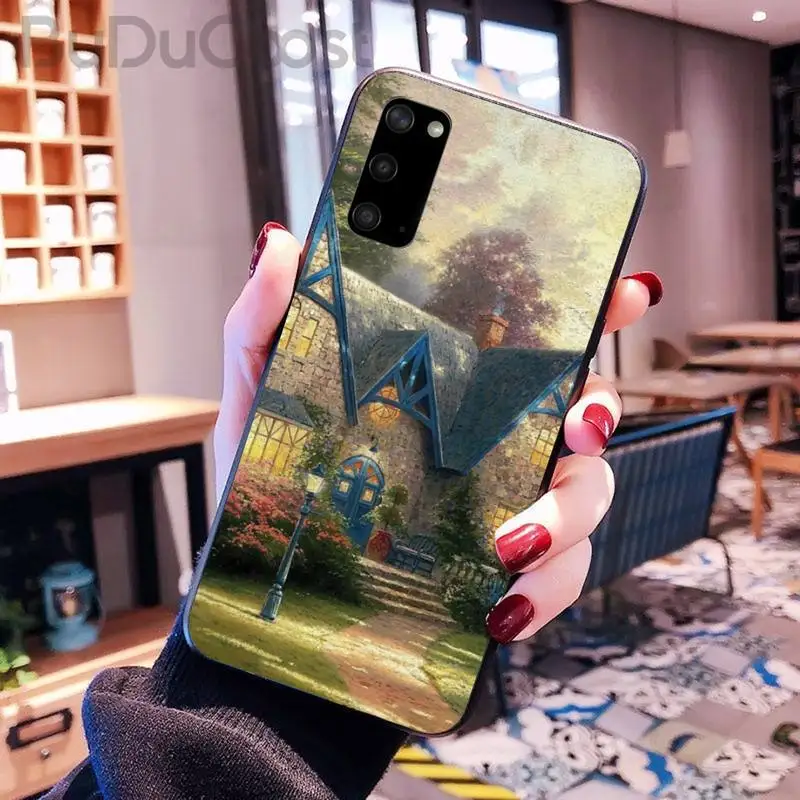 

Artistic Painting Flower Renaissance House Phone Case for Samsung S20 plus Ultra S6 S7 edge S8 S9 plus S10-5G lite 2020 S10E