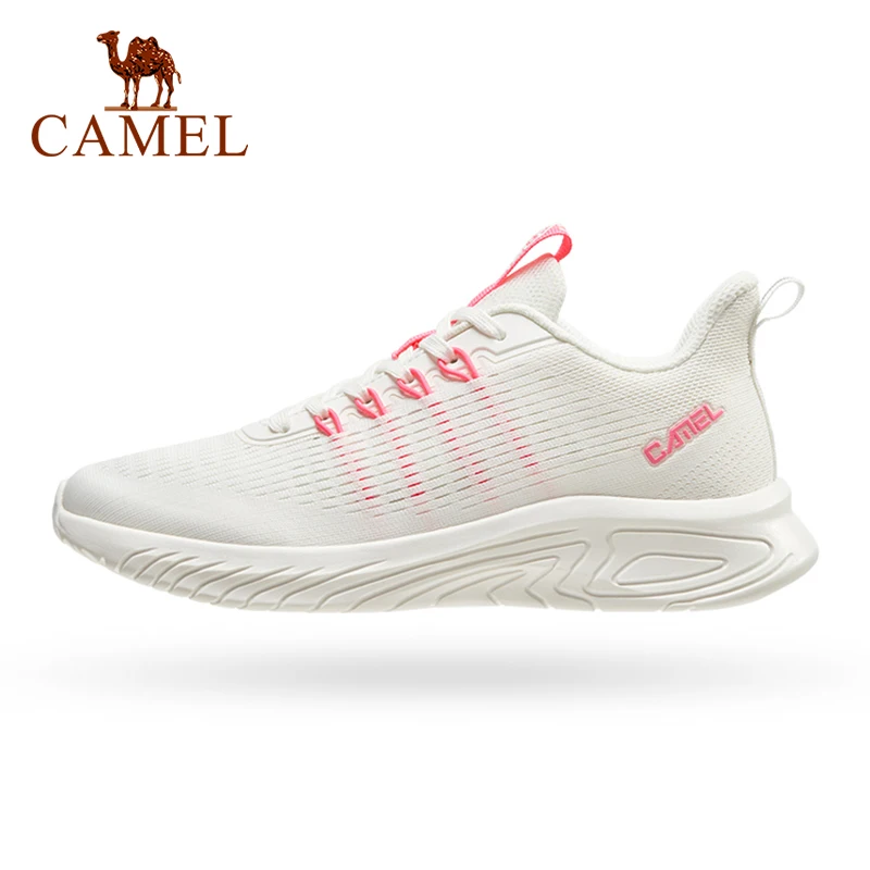 Женские кроссовки на шнуровке CAMEL мягкая удобная дышащая сетчатая Уличная обувь