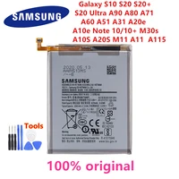 samsung original battery for samsung galaxy s10 s20 s20 s20 ultra a90 a80 a71 a60 a51 a31 a20e a10e note 1010 m30s a20s m11
