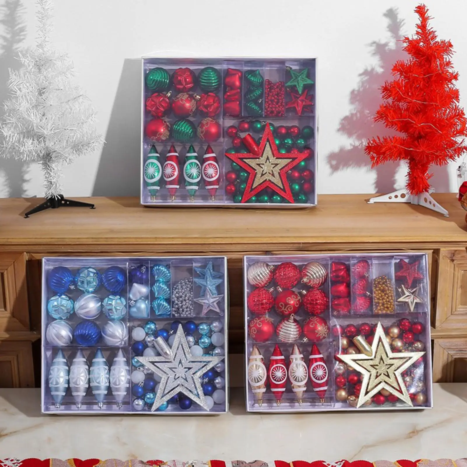 

Блестящие Рождественские елочные шары, Подвесные Украшения для рождевечерние, Рождественское украшение для дома, рождественские украшени...