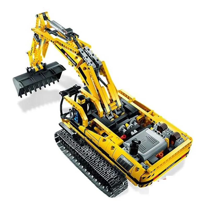 В наличии Technic 1123 шт модель экскаватора строительные блоки кирпичи совместимые