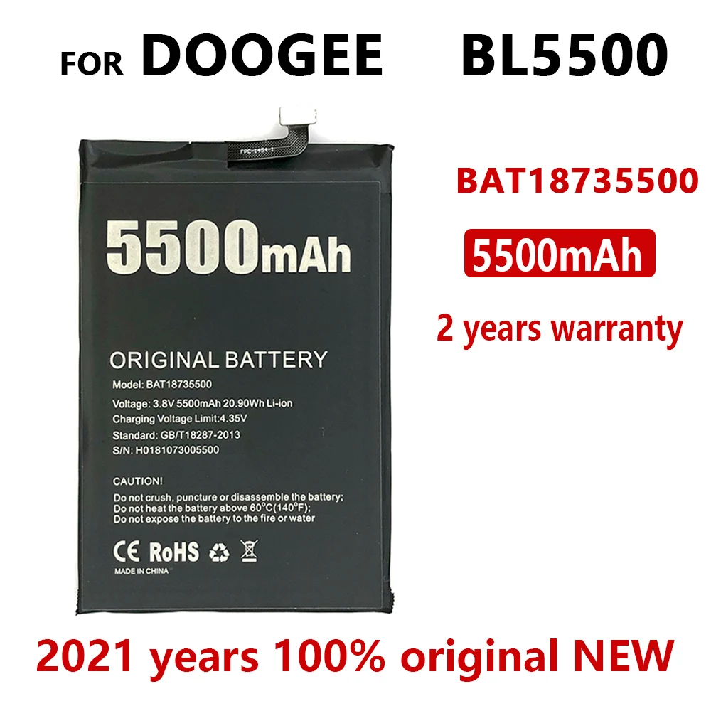 

Аккумулятор Для DOOGEE BL5500, 100% мАч