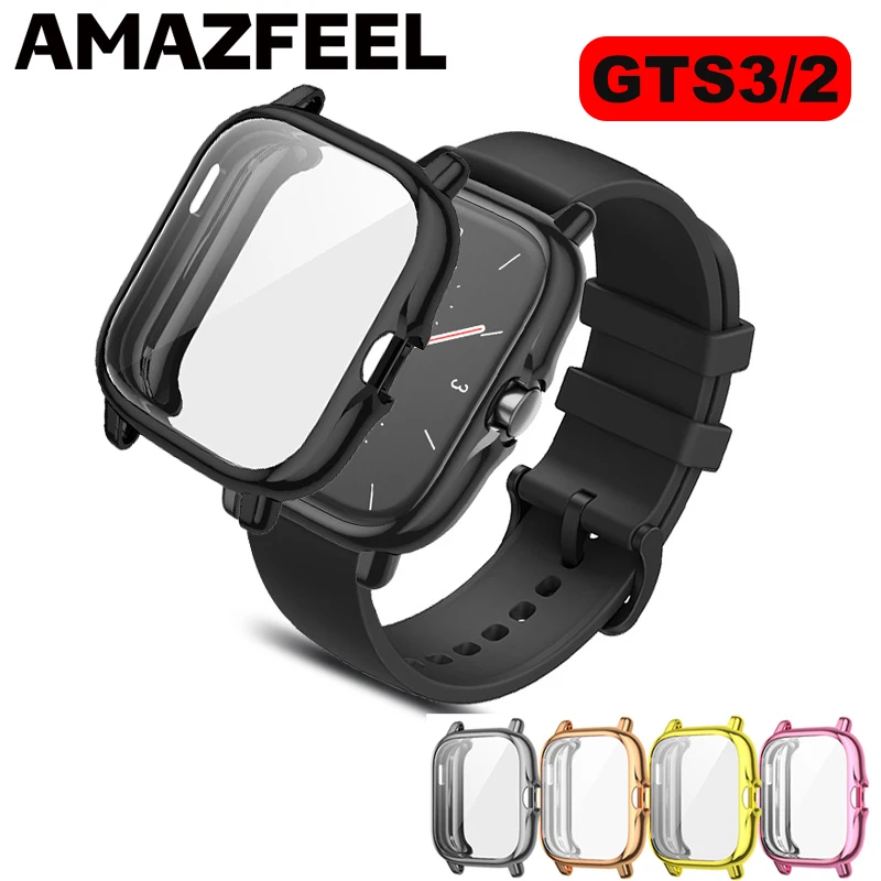 

GTS 3/2 чехол ремешок для часов протектор для Xiaomi Amazfit GTS 2 mini металлический браслет чехол для Amazfit GTS 3/Bip U Pro/Bip S Lite Band
