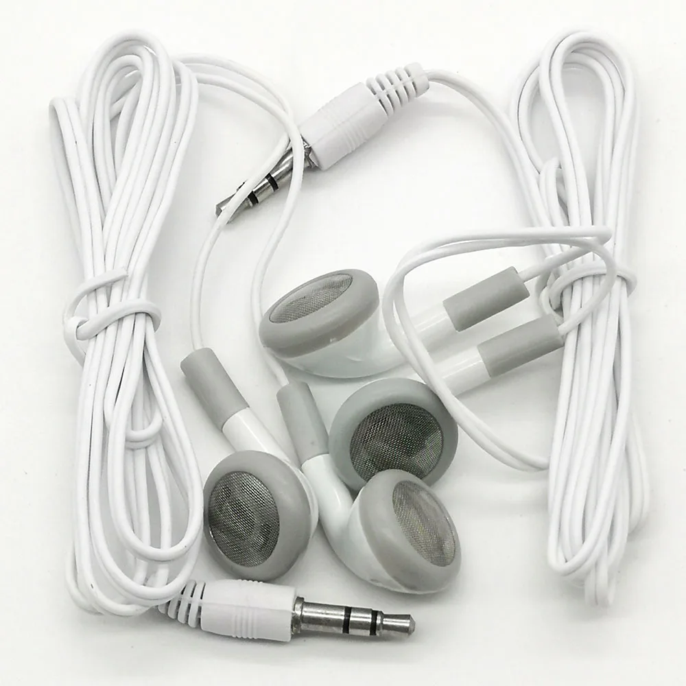 

good Cheapest Disposable earphones headphones low cost earbuds for Theatre Museum School library hotel hospital Company Gift