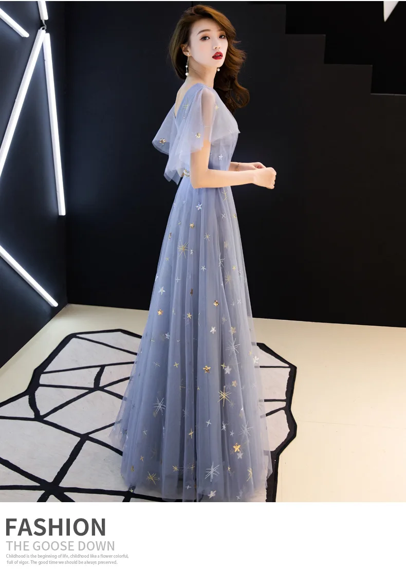 Блестящее длинное платье высшего качества пикантные элегантные модные