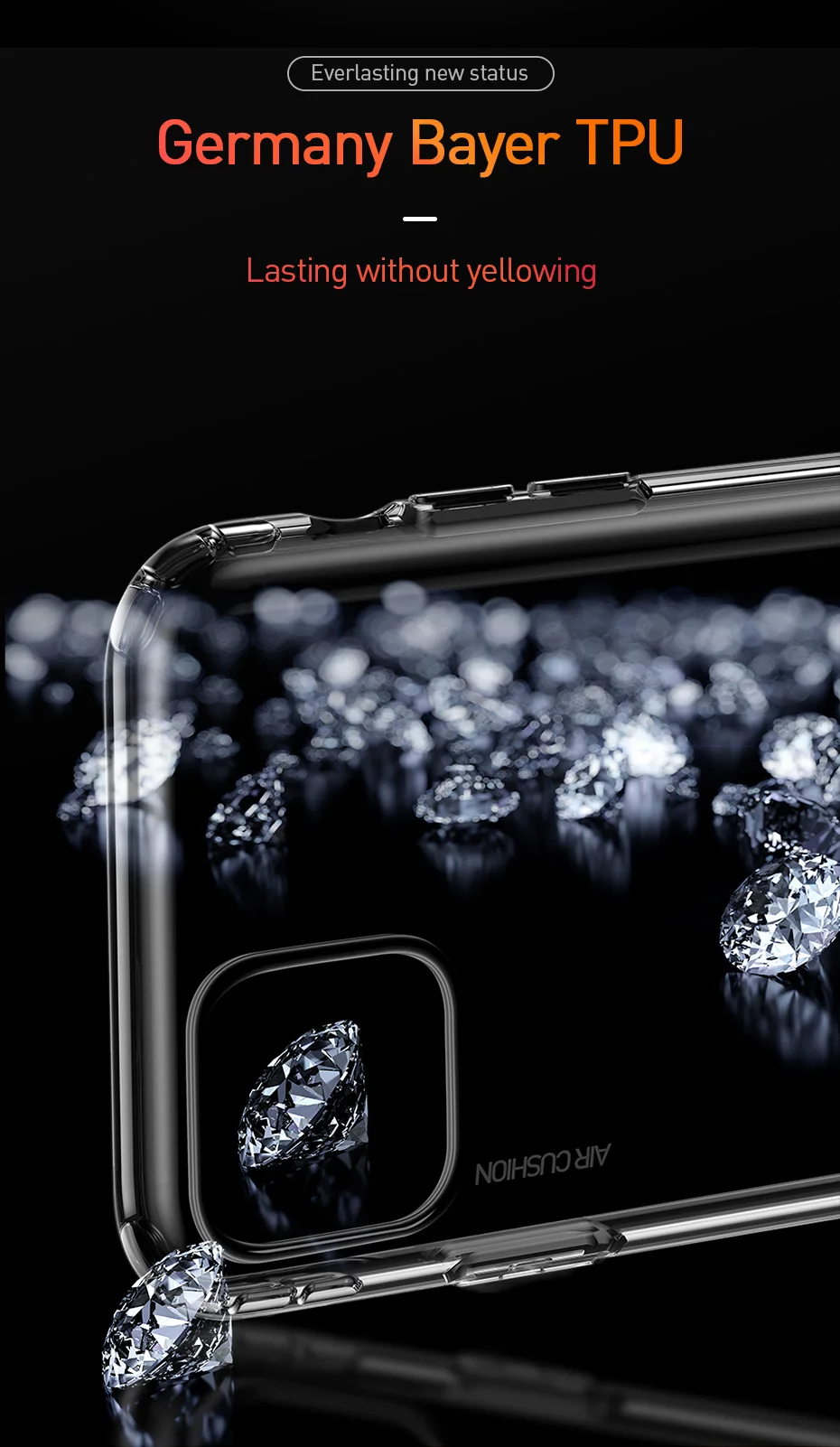 Роскошный прозрачный мягкий ТПУ чехол для iPhone 11 Pro Max 7 8 6 6s Plus X XS MAX XR Прозрачный чехол для телефона 7 8 Plus X 11 Pro