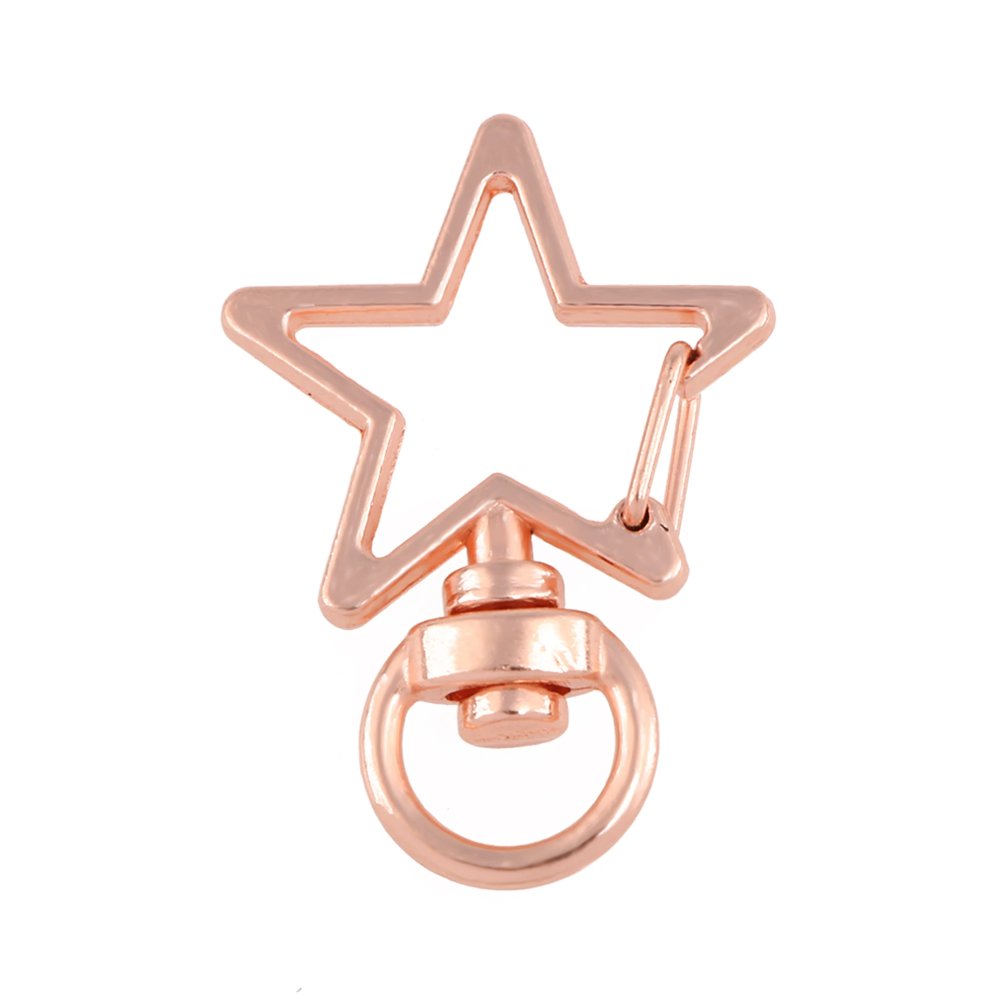 10 шт. металлический поворотный карабин звезда Форма оснастки крюк зажимы для