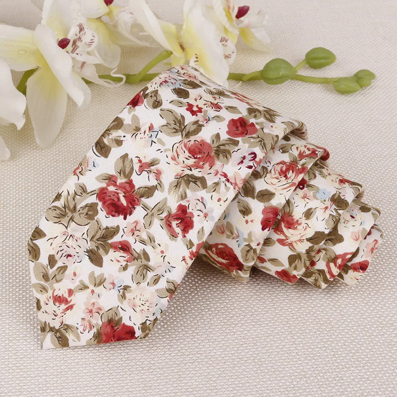 

Sitonjwly 6cm Cotton Necktie Narrow Slim Tie Gravata Skinny Wedding Red Neckties New Design Shirt Men Neck Tie Custom Logo