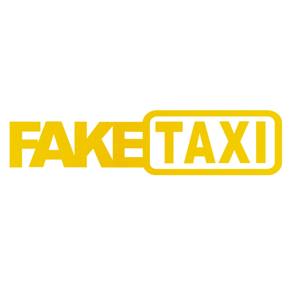 Funny FAKE TAXI Reflective Sticker Car Styling For Nissan Qashqai J11 J10 Juke X-trail Skoda Rapid Octavia Fabia | Автомобили и