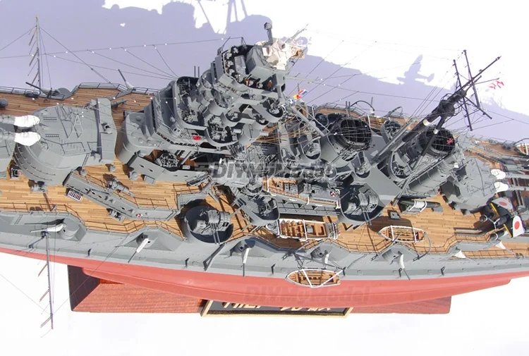 Diymymodel-battleship japon&eacute;s birui 1:200, BRICOLAJE, manualidades, Kit de papel, hecho a mano juguete, rompecabezas, regalo, utillaje de pel&iacute;cula-4