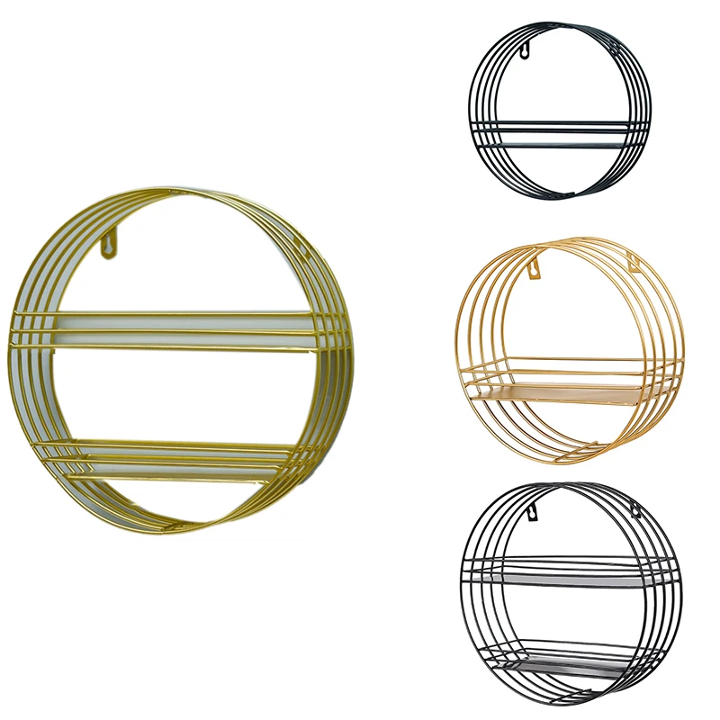 

Современная простая железная Шестигранная настенная полка, комбинированная настенная декоративная полка для дома, ресторана, кабинета