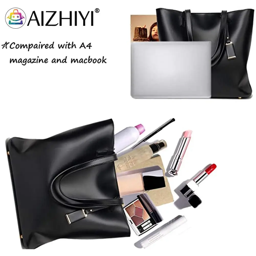 

Female Totes Handbags with Large Capacity Designed Top-handle Totes PU Leather Embossing Shoulder Underarm Bags