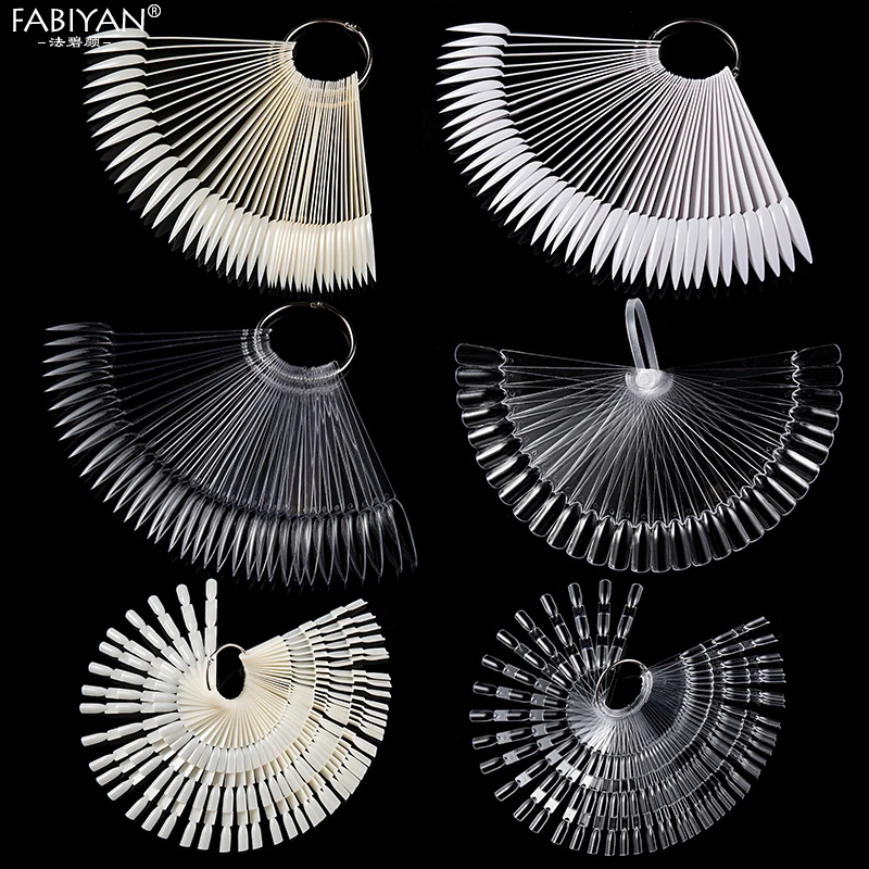 150 наконечников для дизайна ногтей бамбуковые оправы с держателем карт шаблон