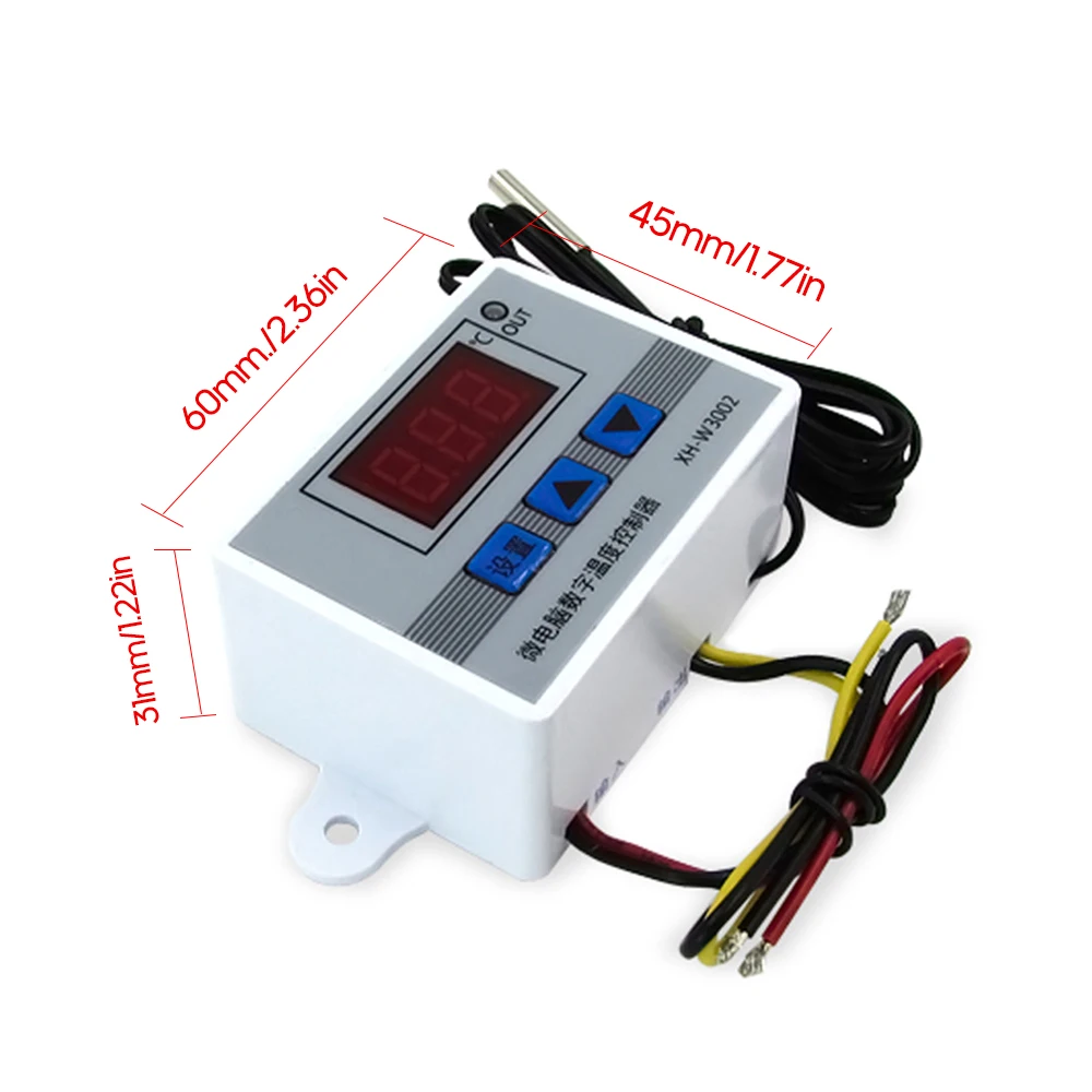 XH W3002 интеллигентая (ый) Светодиодные цифровые микрокомпьютер Температура