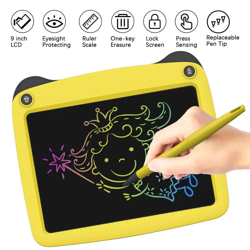 9 дюймов ЖК дисплей планшет для рисования глаза защитные чернила и вы сможете