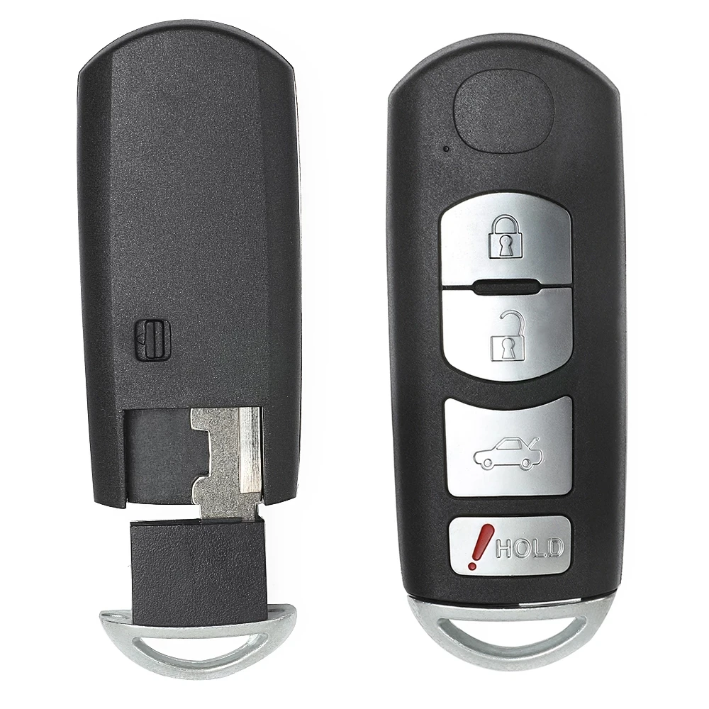 KEYECU для Mazda 6 2009 2010 2011 2012 2013 умный БЕСКЛЮЧЕВОЙ дистанционный ключ система VDO кнопка