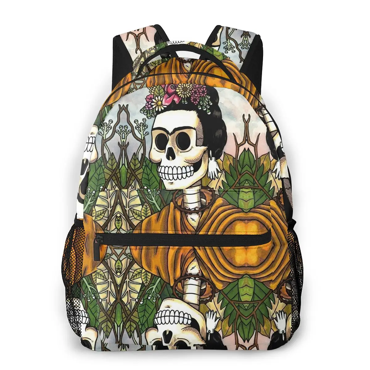 

OLN Women Backpack with Multiple Using Women Backpacks With Flowers Print Female School Bag Girls Travel Bag