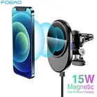 15 Вт Быстрая зарядка беспроводные магнитные зарядные устройства автомобильная подставка для телефона зажим для вентиляционного отверстия держатель кронштейн для iPhone 13 12 Mini Pro Max