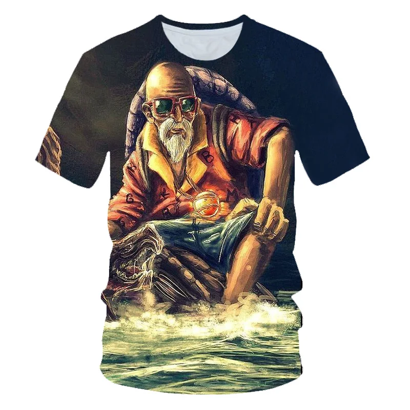 Dragon Ball мужские футболки компрессионные аниме футболка с коротким рукавом топы