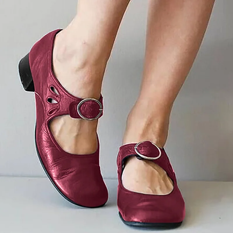 Женская прогулочная обувь из искусственной кожи Женские туфли лодочки на низком