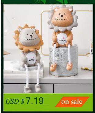Кошка домашний декор смолы статуя животных и фигурки мультфильм украшения подарок для друзей