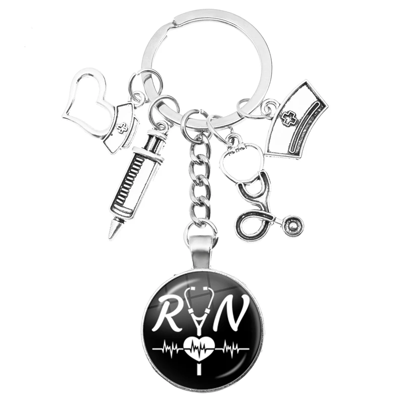 Симпатичный брелок для ключей с сердцем в медицинском стиле Модная бижутерия