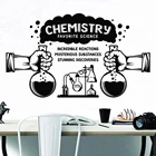 Виниловые наклейки на стену Наука, химия, лаборатория, открытия, вещества, наклейки для школы, для детей, спальни, домашний декор, плакаты DW10787