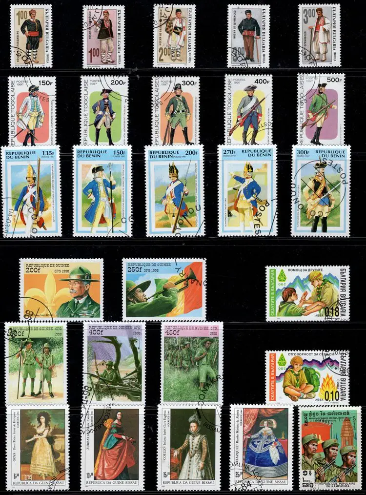 50 шт./лот штамп для одежды в этническом стиле все отличаются от многих стран