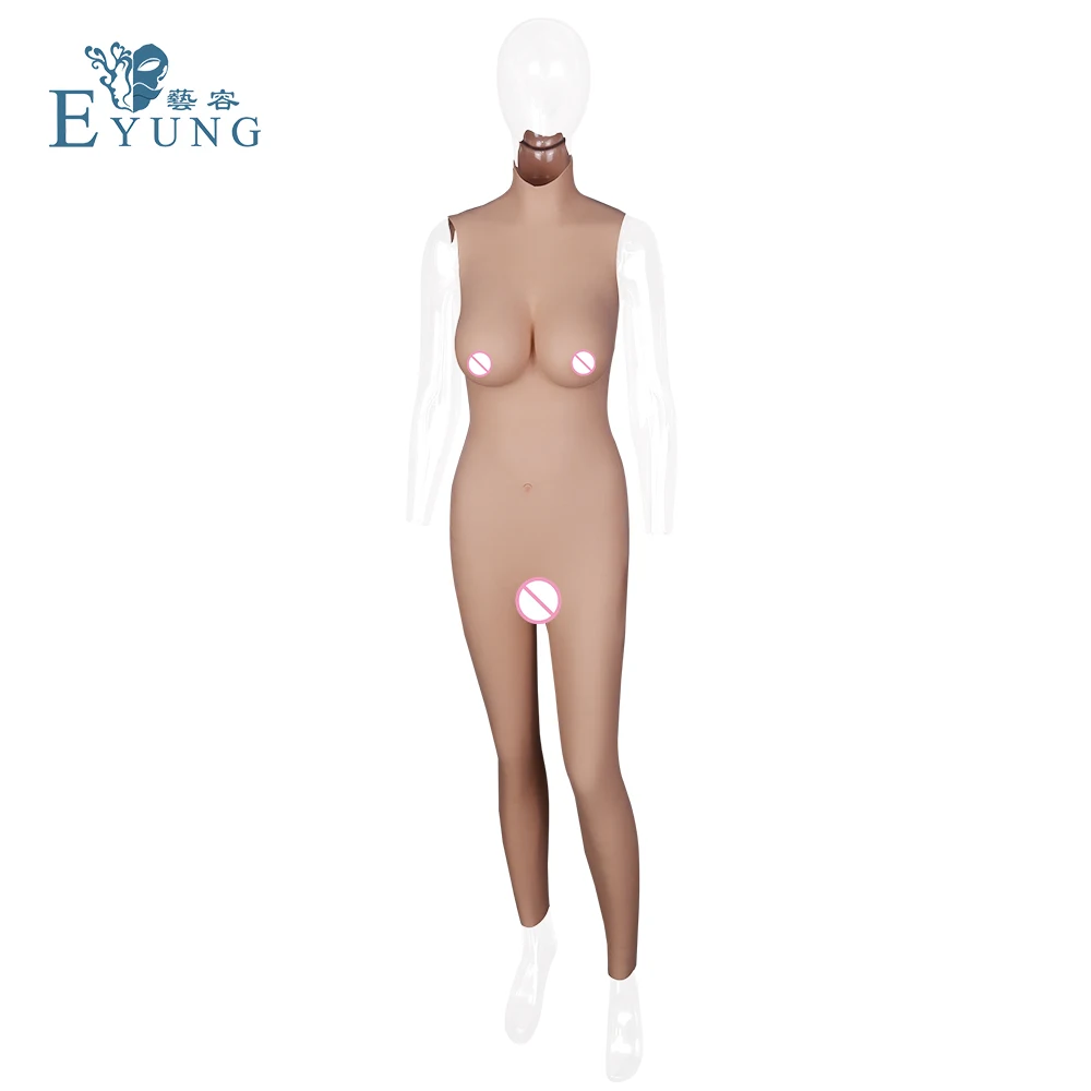 D силиконовое боди для мужчин и женщин поддельные груди скрытые JJ брюки