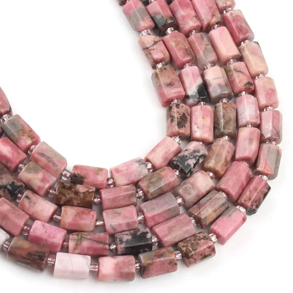 Бусины Из Натурального Розового родохрозита 6 Х9 мм|Бусины| |