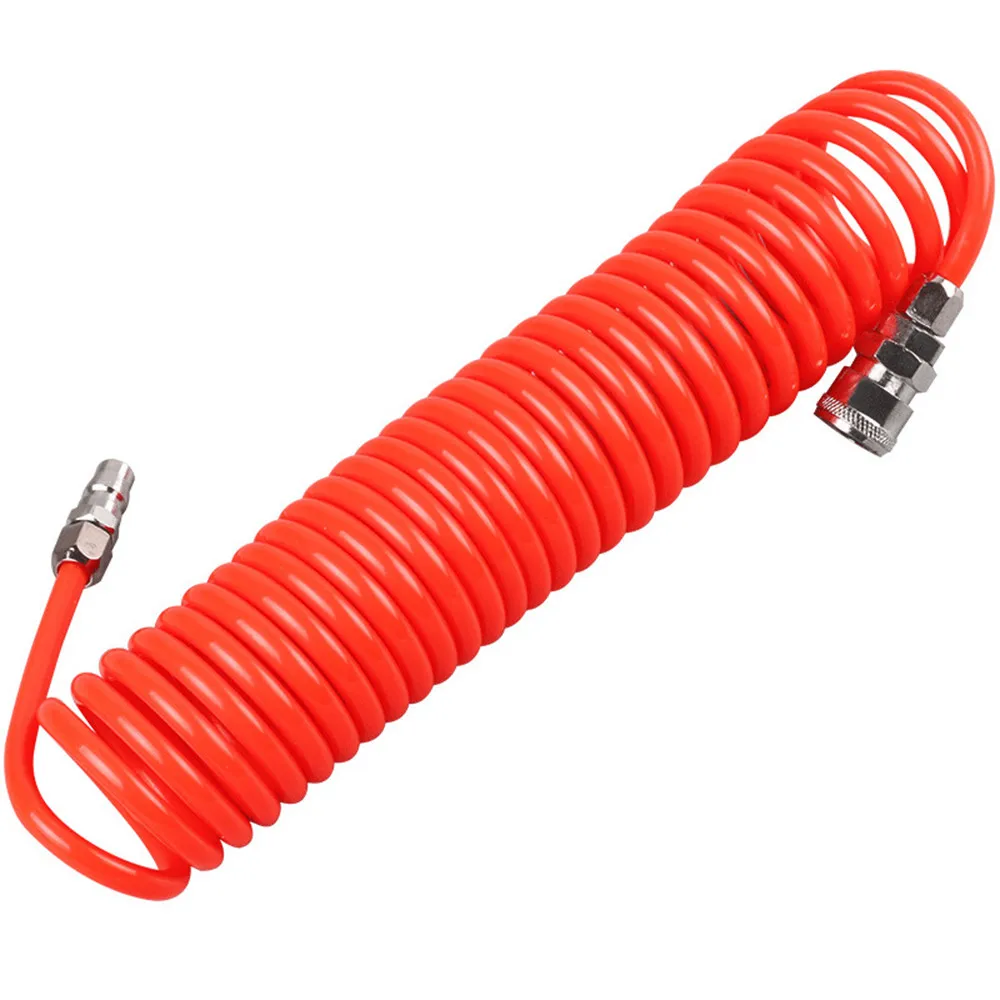

6-20M PU Recoil Spring End Hose Line Pipe Tube For Air Pneumatic Compressor Air Tools Power Tools Accessories