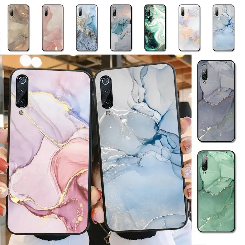 

YNDFCNB Marble Art Fashion Phone Case for Xiaomi mi 5 6 8 9 10 lite pro SE Mix 2s 3 F1 Max2 3