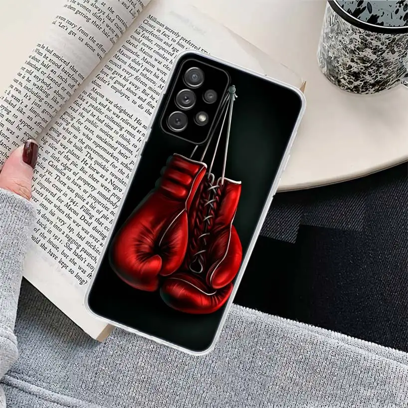 Боксерские перчатки чехол для телефона Samsung Galaxy A53 A52 A13 A12 A73 A72 A23 A22 A33 A32 A03S A02S A42 5G A10S