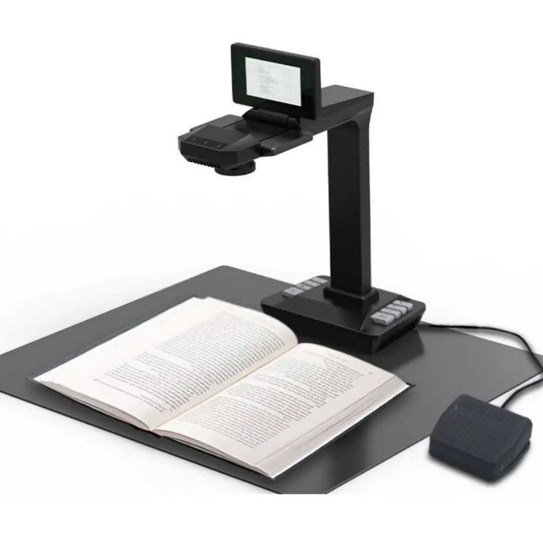 

5inch LCD screen HD Camera Book Scanner With Preview Screen And Book Cradle