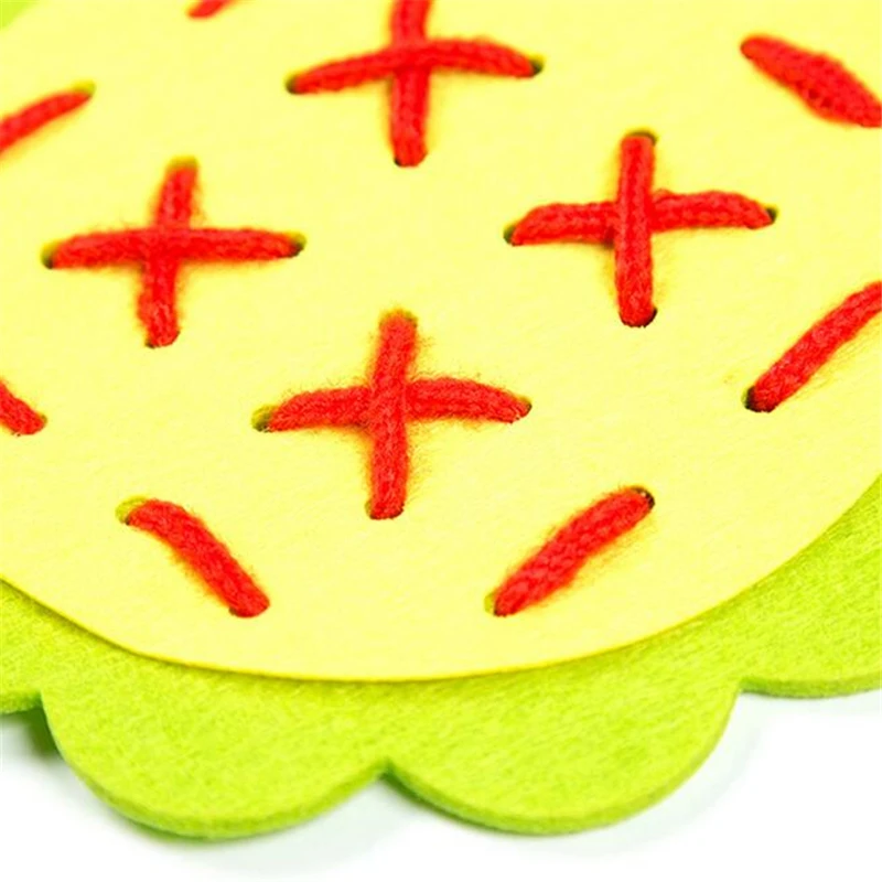 

Teaching Kindergarten Manual DIY Weave Cloth Baby Early Learning Education Toys Montessori Teaching Aids Math Toys