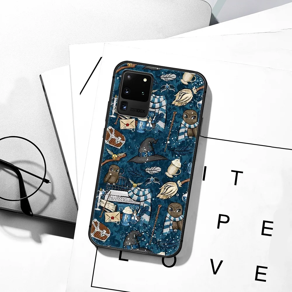 

Harries Potters Phone Case For Samsung Galaxy S Note 6 7 8 9 10 E 20 UITRA FE 21 Plus Edge black Waterproof Luxury Shell
