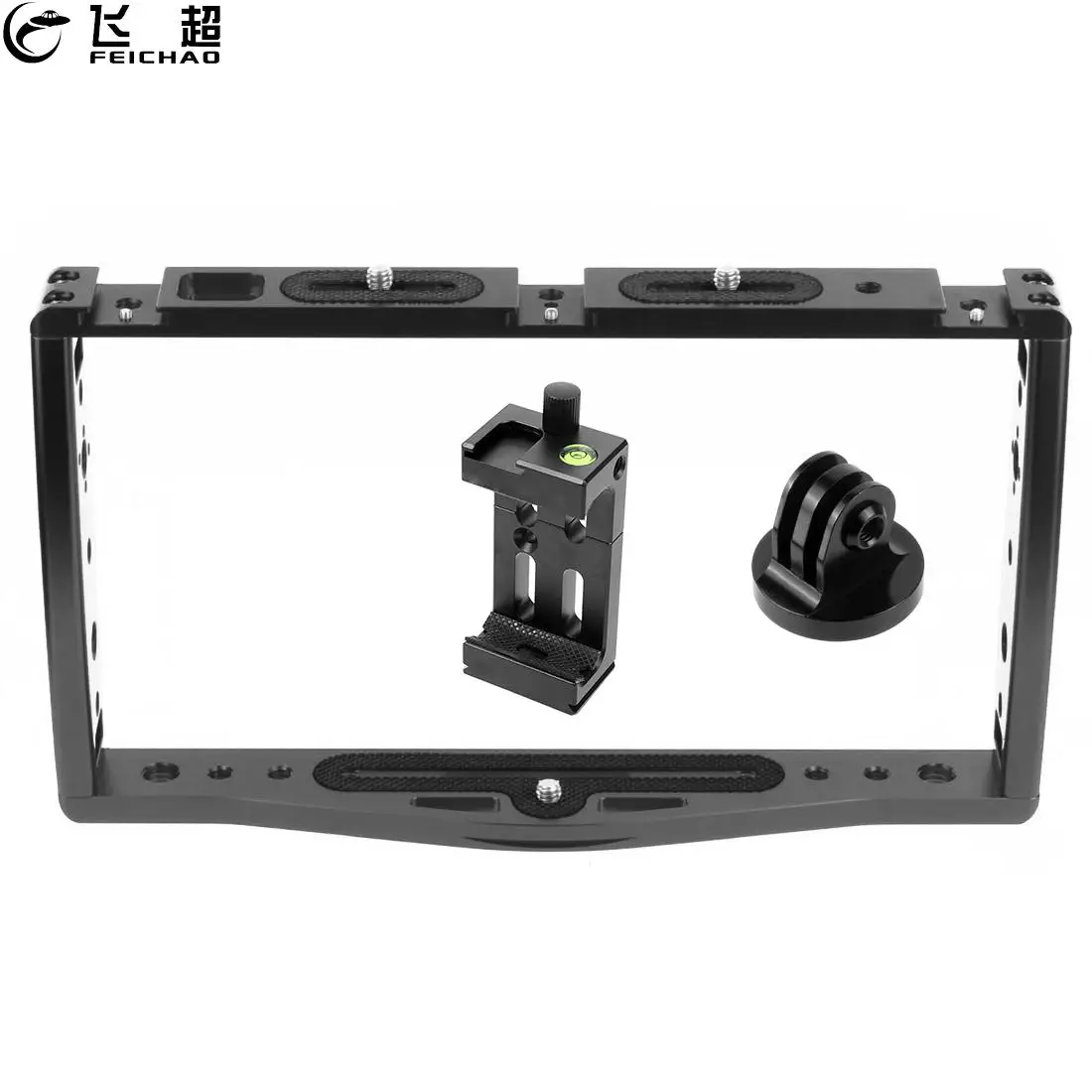 

Smartphone Video Rig Kit Filmmaking SLR Camera Vlog Dual Handheld Stabilizer Grip Bracket for Gopro 9 8 5 for iPhone Canon Nikon