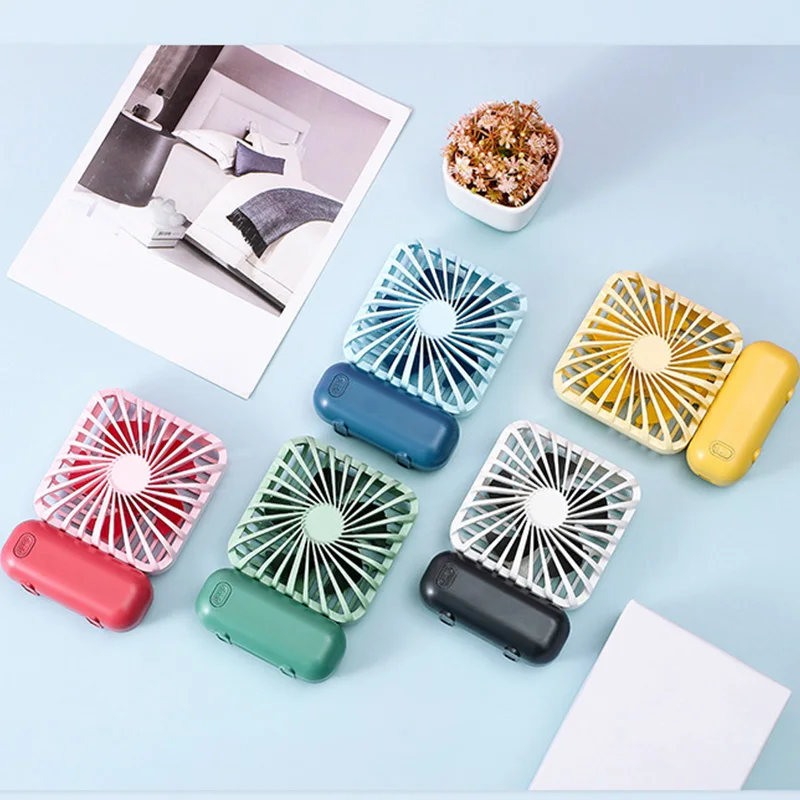 

Desktop Handheld Fan Portable USB Charging Small Fan Adjustable Foldable Cute Fan for Home Office Desktop Outdoor
