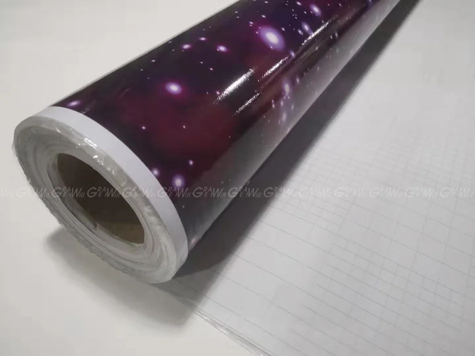 Galaxy виниловая пленка наклейка бомба звездное небо виниловая пленка для отделки автомобиля Наклейка Бомба наклейка с воздухом 1,52X30 м/рулон 5x98ft