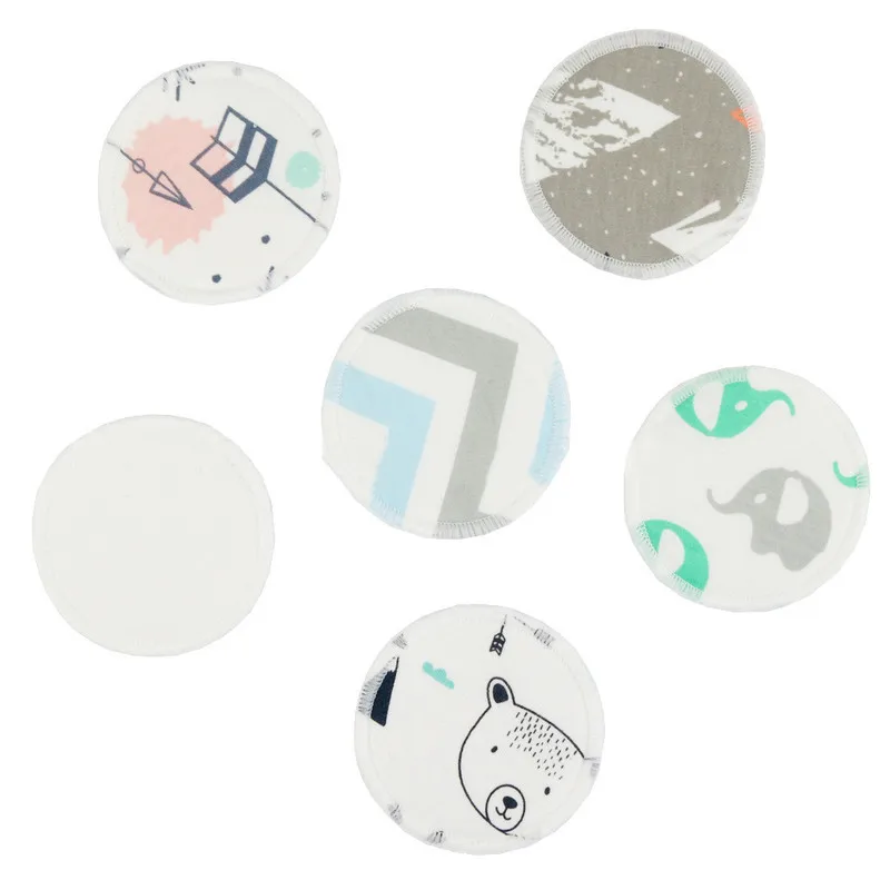 6 шт./лот многоразовые хлопковые прокладки для снятия макияжа средство салфетка