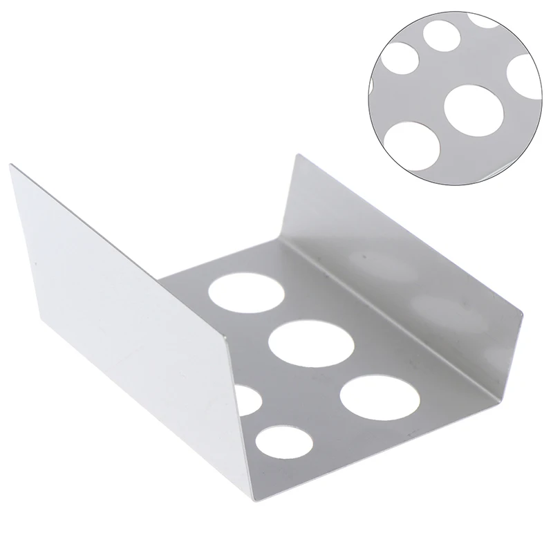 

High Quality Professional Stainless Steel Tattoo Cup Bracket Pigment Cap Holder Stand 7 Holes Supply 2 Colors