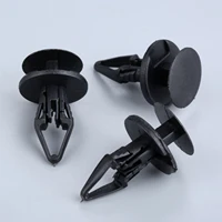 50pcs black universal car fender fastener push type rivet fixed clamp plastic retaining clips for ford buick chevrolet