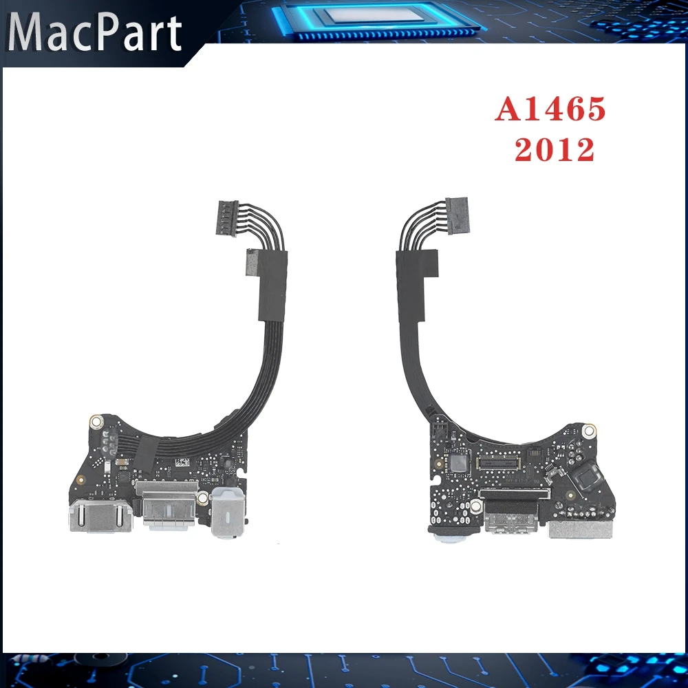 

Оригинальная плата питания Macbook Air 11 "A1465 USB DC I/O Jack, плата питания 820-3213-A с кабелем 821-1475-A, подходит для 2012 года 923-0118
