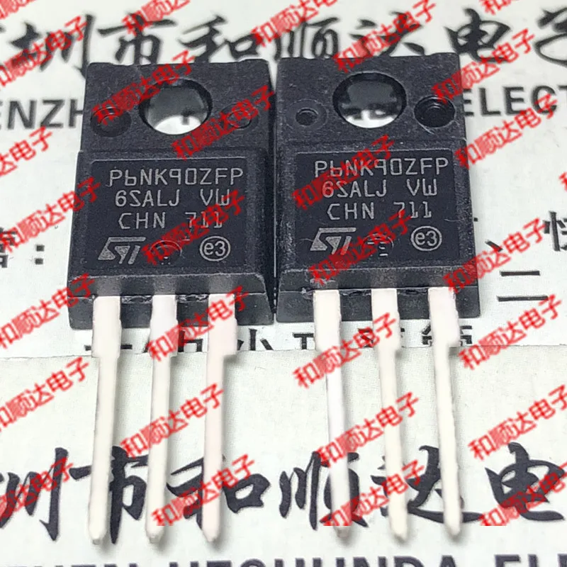 

10pcs/lot P6NK90ZFP STP6NK90ZFP New original spot TO-220F 900V 5.8A