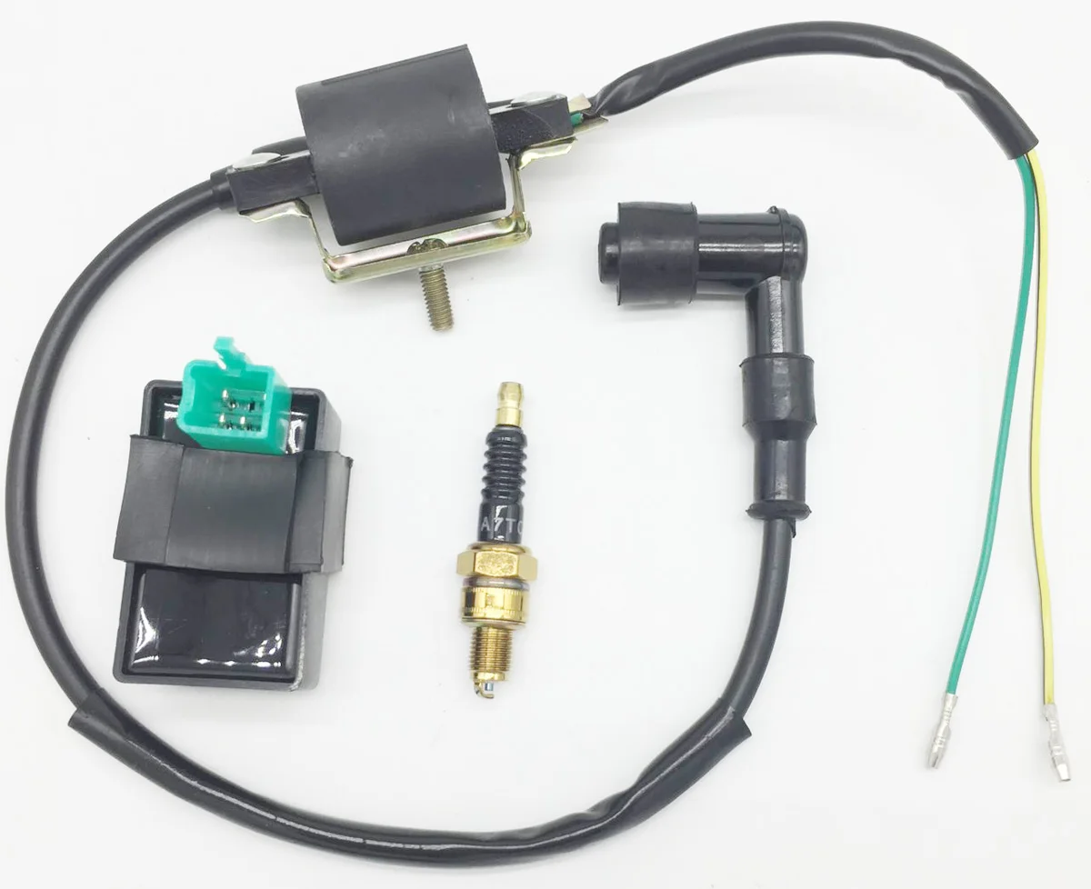 Свеча зажигания катушки CDI для GY6 50 90 110 CC Go Kart ATV