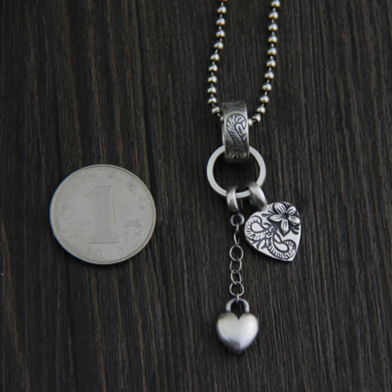 Женская винтажная подвеска в этническом стиле кулон из стерлингового серебра 925