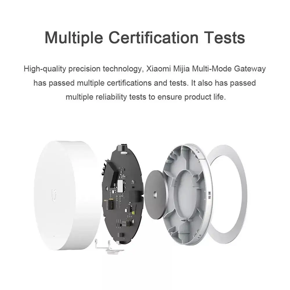 

Xiaomi Mijia Multi-Mode Smart Gateway 3 Voice Remote Control Automation work with ZigBee 3.0 WIFI Bluetooth Mesh Smart Devices