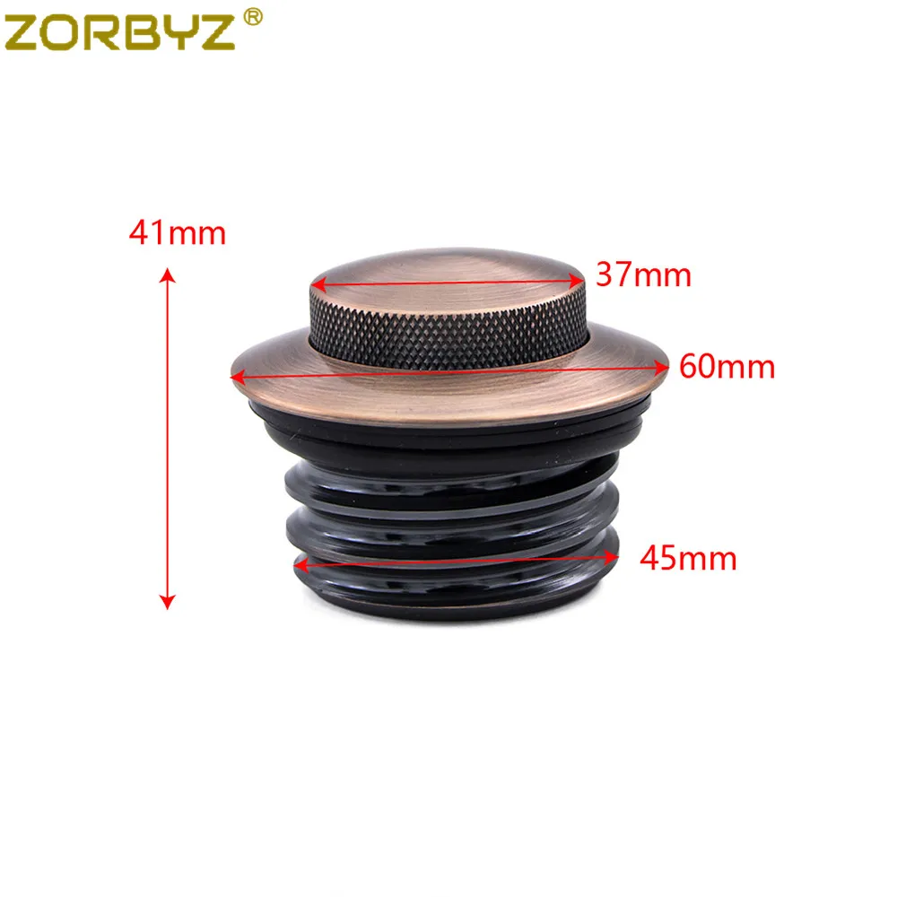 ZORBYZ 1 x мотоциклетный медный смывной всплывающий резервуар вентилируемый