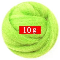 10g felting wool 40 colors 19 microns super soft natural wool fiber for needle felting kit 0 35 oz per color no 30