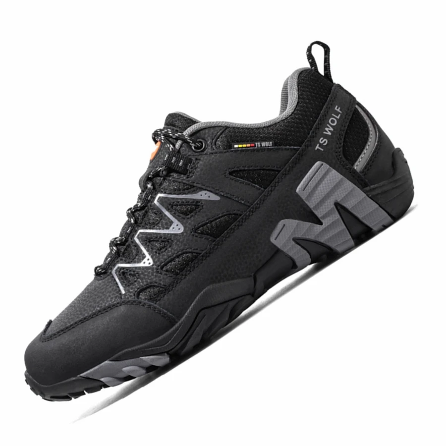 

Genuine Leather Waterproof Hiking Shoes Men Outdoor Walking Sports Climbing Mountain Camping Trekking Shoes Ankle Boots Sneakers